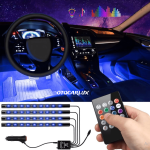 کیت (kit)نور پردازی ریموت دار داخل خودرو