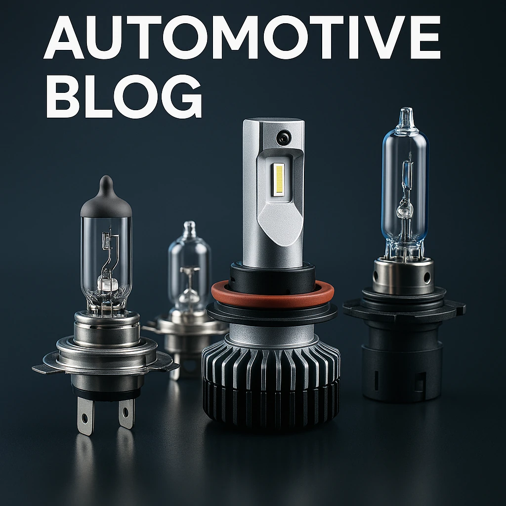 «انواع لامپ خودرو شامل هالوژن، LED و زنون برای آموزش پایه لامپ ماشین – otocarlux»