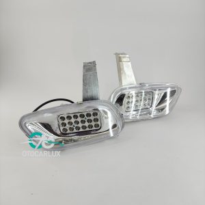 مهشکن جلو LED پژو پارس برند هلا Hella با 18 عدد LED پرقدرت، طراحی سهردیفه، نصب فابریک داخل سپر جلو، نور سفید یکنواخت