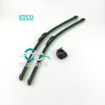 تیغه برف پاک کن ژله ای STCO پژو پارس و 405 سایز 22×22 با آب پاش، تیغه نرم و بی صدا با آبکشی یکنواخت، بسته بندی دو عددی از اتو کار لوکس