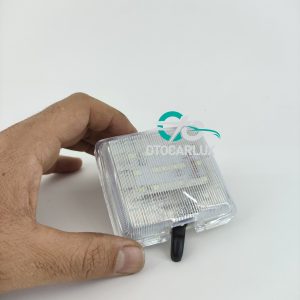 چراغ سقفی LED پراید با کلید دو حالته و نور قوی. 