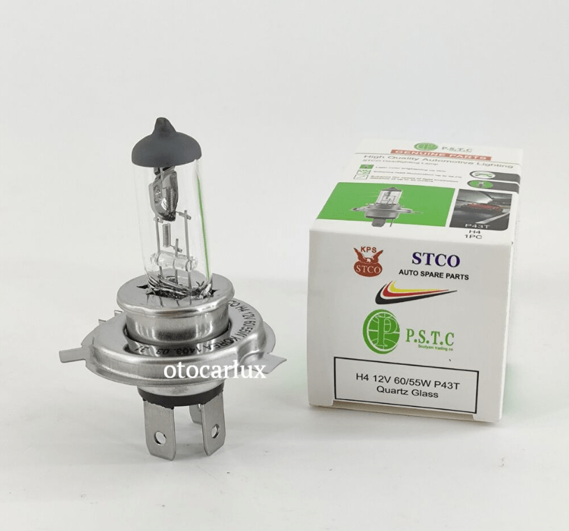 لامپ هالوژن فابریک STCO پایههای مختلف با نور CLEAR و توان 55/60 و 90/100 وات