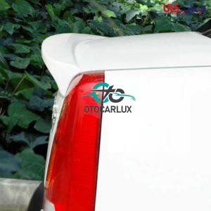 بال عقب اسپرت L90 - جنس ABS سفید برند TGS - اسپویلر لب صندوق بدون سوراخ‌کاری