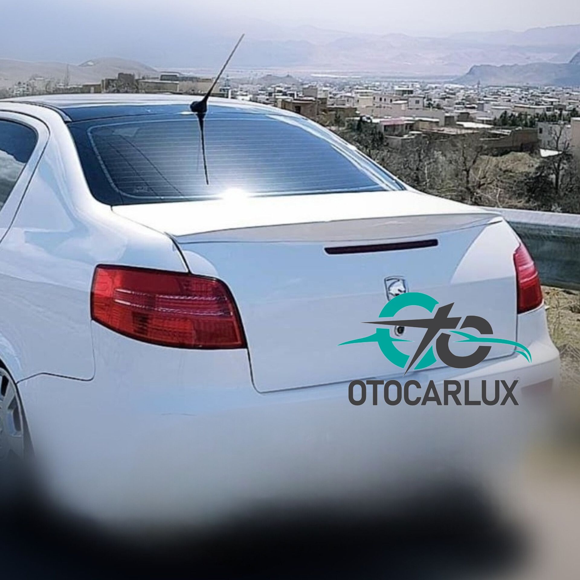 بال عقب (اسپویلر) رانا و رانا پلاس - برند TGS | جنس ABS سفید | نصب بدون سوراخکاری - Image 5