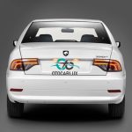 بال عقب اسپرت سمند و سورن - جنس ABS سفید برند TGS - اسپویلر صندوق بدون نیاز به سوراخ‌کاری