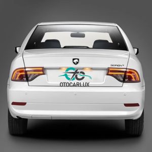 بال عقب اسپرت سمند و سورن - جنس ABS سفید برند TGS - اسپویلر صندوق بدون نیاز به سوراخ‌کاری