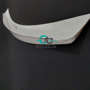 بال عقب اسپرت تندر 90 - جنس ABS سفید برند TGS - اسپویلر لب صندوق بدون سوراخ‌کاری