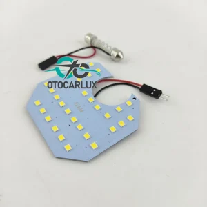 چراغ سقفی SMD پراید نعلی سفید برند SAM مخصوص خودرو پراید