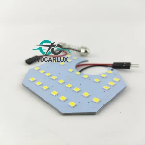 چراغ سقفی SMD نعلی سفید برند SAM مخصوص خودرو پراید